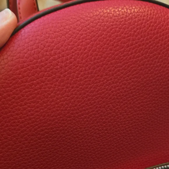 NWOT Michael Kors Dark Pink Backpack - Picture 9 of 10